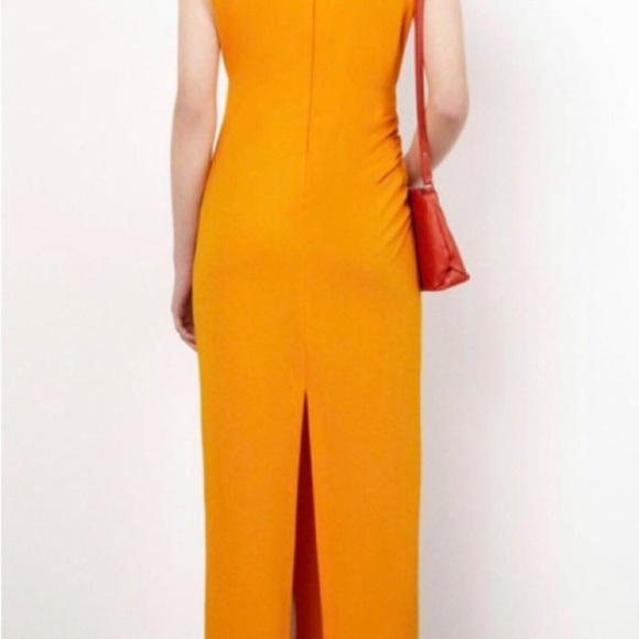 NWT Zara Side Draped Dress - Picture 3 of 16